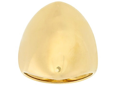 Moda Al Massimo™ 18K Yellow Gold Over Bronze Dome Ring