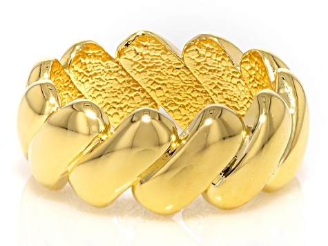 18k Yellow Gold Over Bronze San Marco Ring