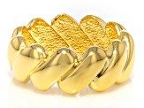 18k Yellow Gold Over Bronze San Marco Ring