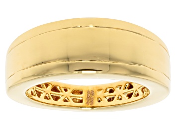 Picture of 18k Yellow Gold Over Bronze Band Ring