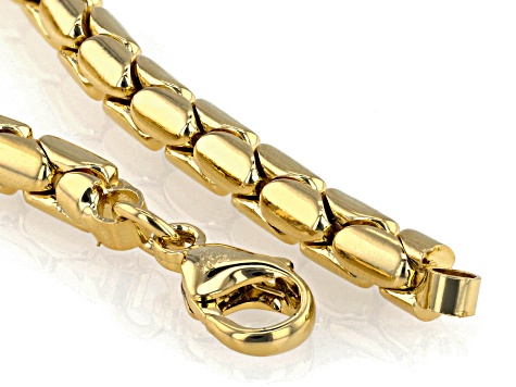 18k Yellow Gold Over Bronze 5.5mm Cardano 20