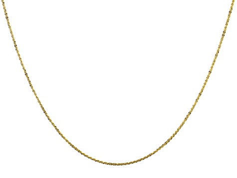 white gold criss cross chain