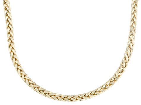 14k Yellow Gold 3mm Grande Spiga Milano Necklace