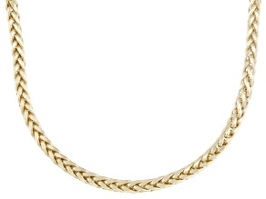 14k Yellow Gold 3mm Grande Spiga Milano 20" Necklace