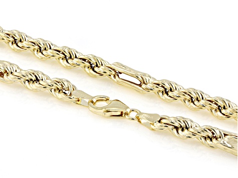 14k Yellow Gold 4.5mm Figarope 20" Necklace