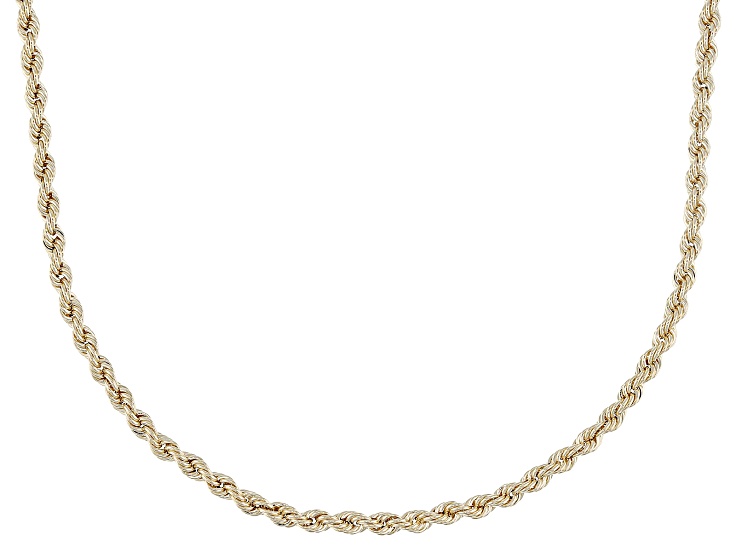 14k Yellow Gold 2.3mm Raffinato Rope 18