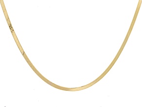 14k Yellow Gold 3.25mm Herringbone 22" Necklace