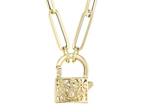 14k Yellow Gold Ricami Locket Necklace