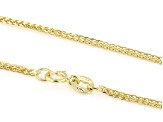 14k Yellow Gold 1.5mm 4-Sides Diamond Cut Spiga Milano 14" Necklace