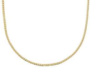 14k Yellow Gold 1.5mm 4-Sides Diamond Cut Spiga Milano 24" Necklace
