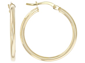 14k Yellow Gold 0.75" Capri Earrings