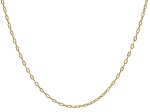 14k Yellow Gold 2.5mm Sun 18" Necklace