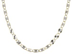 14k Gold Two-Tone 2.3mm Lucciola 16" Necklace