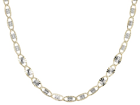 14k Gold Two-Tone 2.3mm Lucciola 18" Necklace