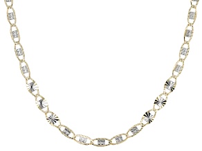 14k Gold Two-Tone 2.3mm Lucciola 18" Necklace
