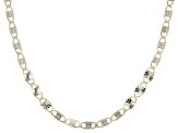 14k Gold Two-Tone 2.3mm Lucciola 18" Necklace