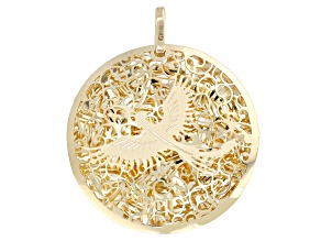 14k Yellow Gold Phoenix Ricami Pendant