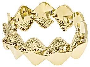 14k Yellow Gold Dune Ricami Bracelet
