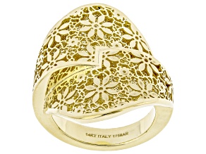 14k Yellow Gold Dune Ricami Ring