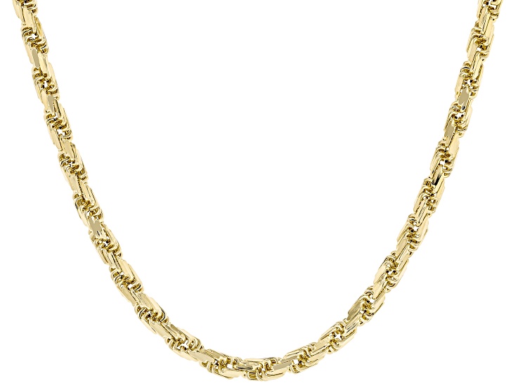 14k Yellow Gold 4.2mm Grande Radiante Rope 18" Necklace