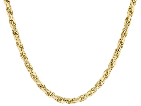 14k Yellow Gold 4.2mm Grande Radiante Rope 20" Necklace