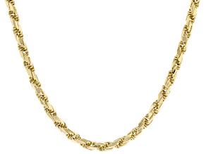14k Yellow Gold 4.2mm Grande Radiante Rope 20" Necklace