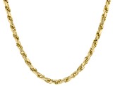 14k Yellow Gold 4.2mm Grande Radiante Rope 20" Necklace