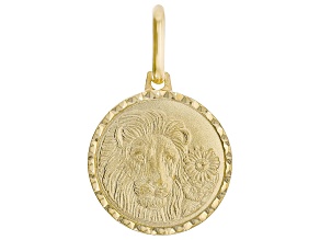 14k Yellow Gold Zodiac Pendant