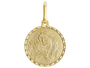 14k Yellow Gold Zodiac Pendant