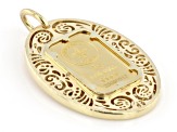 24k Gold 1g Classic Ingot with 14k Gold Renaissance Ricami Frame
