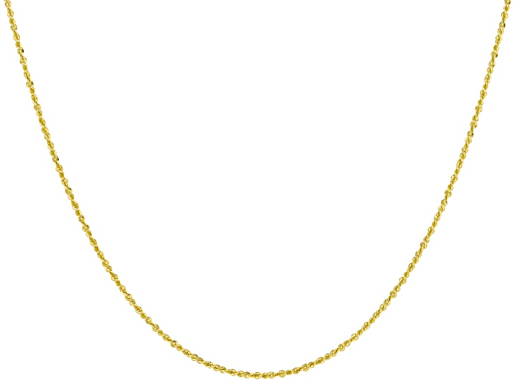 14k Yellow Gold 0.9mm Margherita 18" Necklace