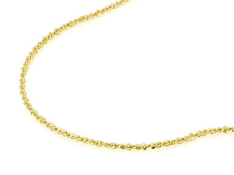 14k Yellow Gold 0.9mm Margherita 18" Necklace