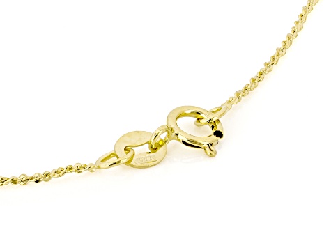 14k Yellow Gold 0.9mm Margherita 18" Necklace