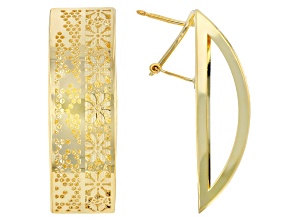 14k Yellow Gold "Vela" Mix Ricami Earrings