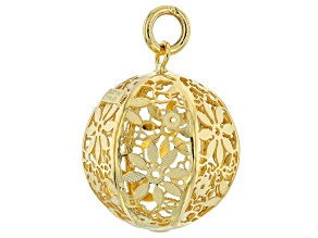 14k Yellow Gold Ricami Ball Pendant