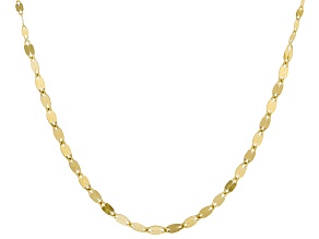 14k Yellow Gold 1.65mm Graduated Petali 17" Necklace