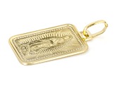 14k Yellow Gold Our Lady of Guadalupe Tag Pendant