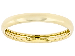 14k Yellow Gold 2.75mm Polished Stackable Band Ring
