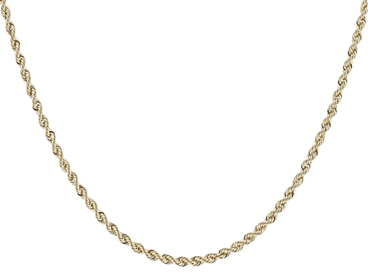 14k Yellow Gold 1.6mm Renaissance Rope 16" Necklace