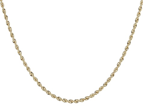 14k Yellow Gold 1.6mm Renaissance Rope 16" Necklace