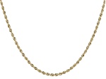 14k Yellow Gold 1.6mm Renaissance Rope 16" Necklace