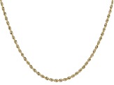 14k Yellow Gold 1.6mm Renaissance Rope 16" Necklace