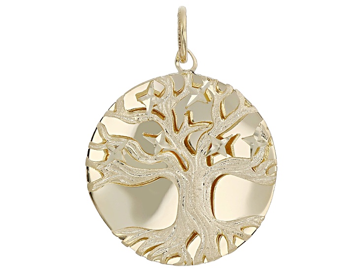 14k Yellow Gold Tree of Life Pendant