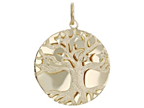 14k Yellow Gold Tree of Life Pendant