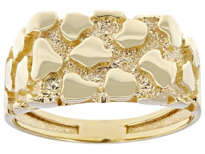 14k Yellow Gold Pepita Ring