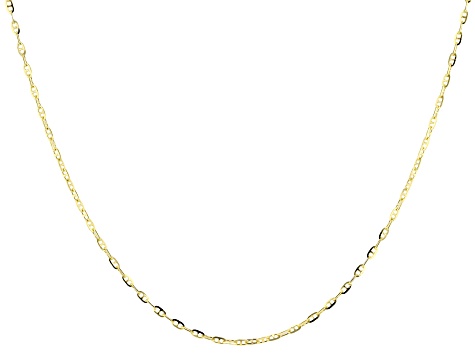 14k Yellow Gold 0.70mm Alternata 16" Chain