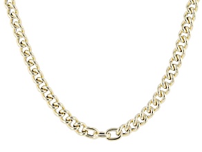 14k Yellow Gold 4.2mm Grumetta Collection Station 18" Necklace
