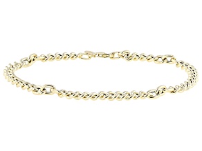 14k Yellow Gold 4.2mm Grumetta Collection Station Bracelet