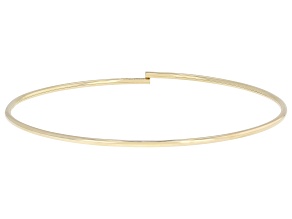 14k Yellow Gold "Filo D'Oro" Bangle with Titanium Wire