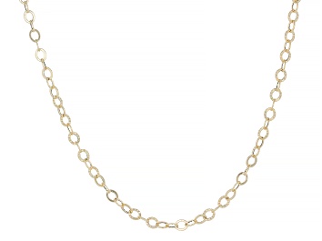 Picture of 14k Yellow Gold Raggio di Sole Rolo Link 18" Necklace